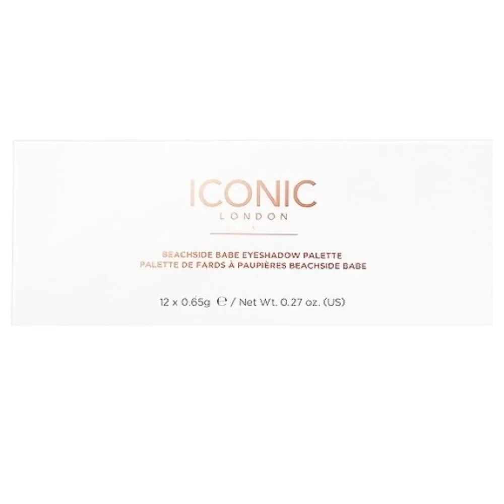 $19 🌙 Iconic London‎ Beachside Babe 12 Shade Eyeshadow Palette NEW FULL SZ
